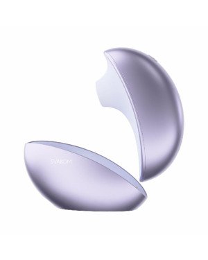 Вакуумний кліторальний стимулятор Svakom Pulse Galaxie Metal Lilac, нічник-проектор зоряного неба