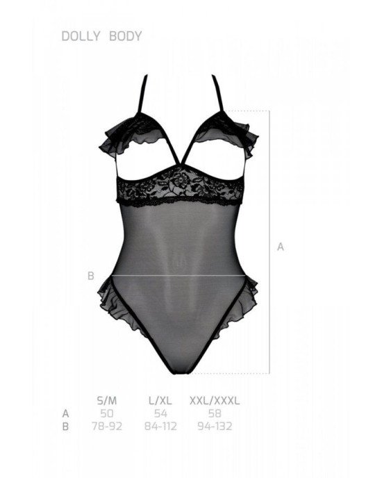 Боді DOLLY BODY black S/M Passion