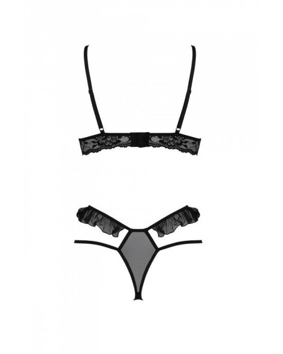 Комплект DOLLY SET WITH OPEN BRA black L/XL Passion Комплект DOLLY SET WITH OPEN BRA black L/XL Passion