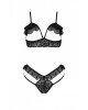 Комплект DOLLY SET WITH OPEN BRA black XXL/XXXL Passion Комплект DOLLY SET WITH OPEN BRA black XXL/XXXL Passion