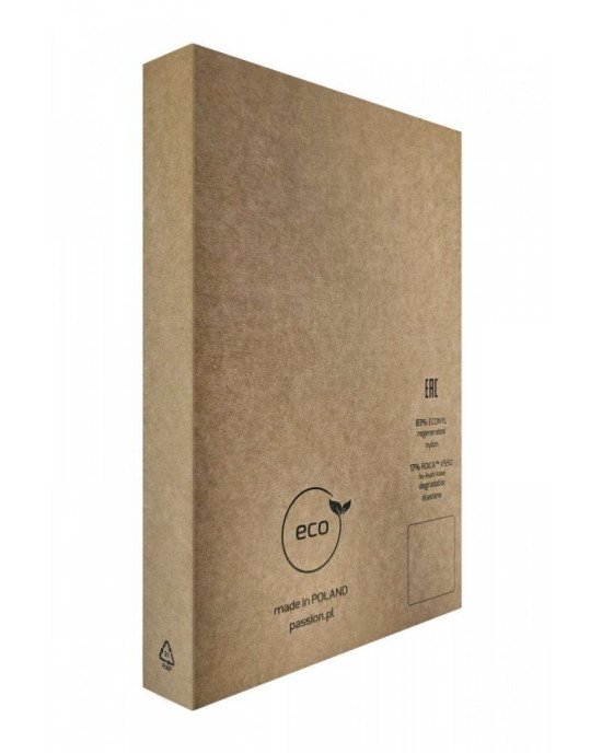 Еротичні колготки-бодістокінг Passion ECO S006 white Еротичні колготки-бодістокінг Passion ECO S006 white