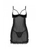 Пеньюар MARINA CHEMISE black L/XL - Passion Пеньюар MARINA CHEMISE black L/XL - Passion