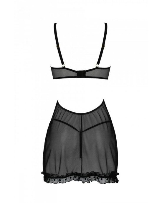 Пеньюар MARINA CHEMISE black XXL/XXXL - Passion Пеньюар MARINA CHEMISE black XXL/XXXL - Passion