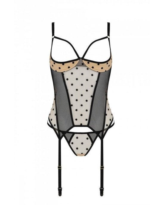 Корсет MARINA CORSET beige S/M - Passion