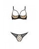 Комплект MARINA SET WITH OPEN BRA beige S/M - Passion Комплект MARINA SET WITH OPEN BRA beige S/M - Passion
