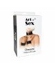 Шкіряний чокер з манжетами Art of Sex - Leather Chezarro Шкіряний чокер з манжетами Art of Sex - Leather Chezarro