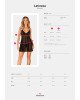 Пеньюар і трусики Obsessive Latinesa babydoll & thong M/L Пеньюар і трусики Obsessive Latinesa babydoll & thong M/L