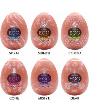 Набір мастурбаторів-яєць Tenga Egg Hard Boilded II Pack (6 яєць) Набір мастурбаторів-яєць Tenga Egg Hard Boilded II Pack (6 яєць)