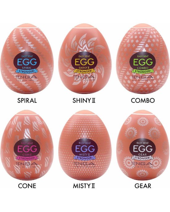 Набір мастурбаторів-яєць Tenga Egg Hard Boilded II Pack (6 яєць) Набір мастурбаторів-яєць Tenga Egg Hard Boilded II Pack (6 яєць)