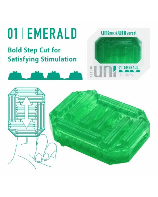 Мастурбатор Tenga UNI Emerald Мастурбатор Tenga UNI Emerald