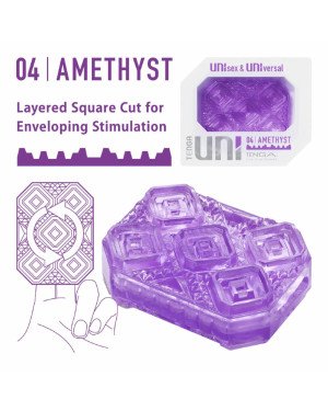Мастурбатор Tenga UNI Amethyst Мастурбатор Tenga UNI Amethyst