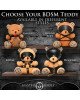 Іграшка плюшевий ведмідь ROPE Teddy Bear Plush, 22x16x12см Іграшка плюшевий ведмідь ROPE Teddy Bear Plush, 22x16x12см