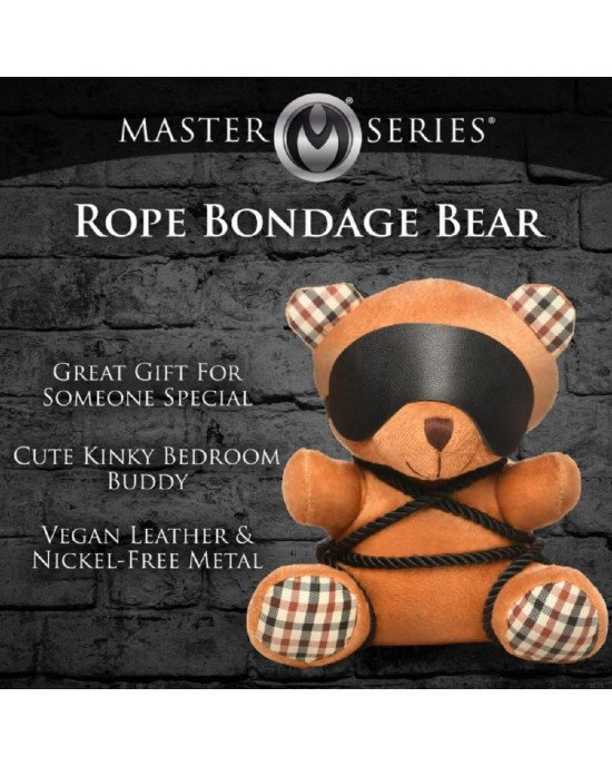 Іграшка плюшевий ведмідь ROPE Teddy Bear Plush, 22x16x12см Іграшка плюшевий ведмідь ROPE Teddy Bear Plush, 22x16x12см