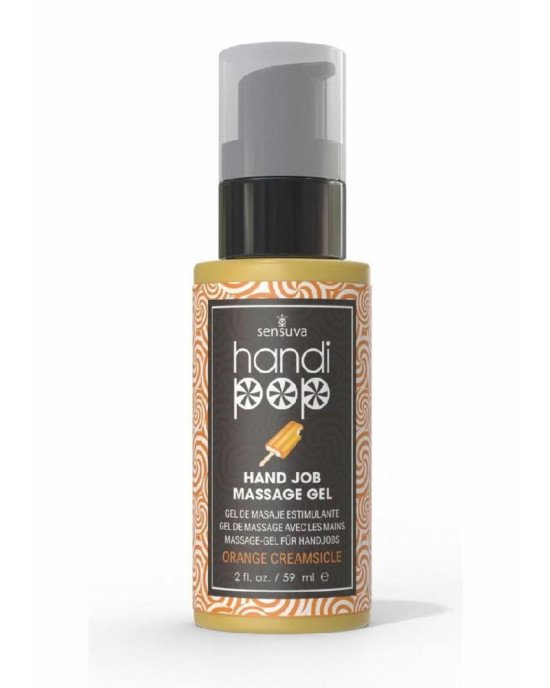 Смачний гель для вишуканих мануальних та оральних пестощів Sensuva — Handipop Orange Creamsicle 59мл Смачний гель для вишуканих мануальних та оральних пестощів Sensuva — Handipop Orange Creamsicle 59мл