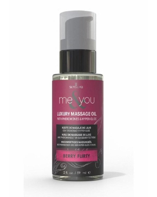 Масажна олія Sensuva Me&You - Berry Flirty (Wild Berries) 59 мл Масажна олія Sensuva Me&You - Berry Flirty (Wild Berries) 59 мл