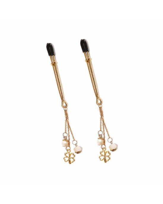 Затискач для сосків Atr of Sex - Nipple Clamps Golden Clover Затискач для сосків Atr of Sex - Nipple Clamps Golden Clover