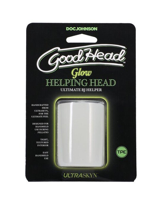 Мастурбатор Doc Johnson GoodHead - Glow Helping Head Мастурбатор Doc Johnson GoodHead - Glow Helping Head