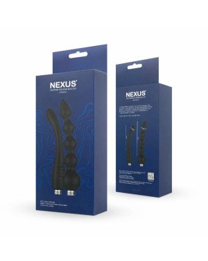 Набір насадок для анального душу Nexus ADVANCED Shower Douche Duo Kit - Black