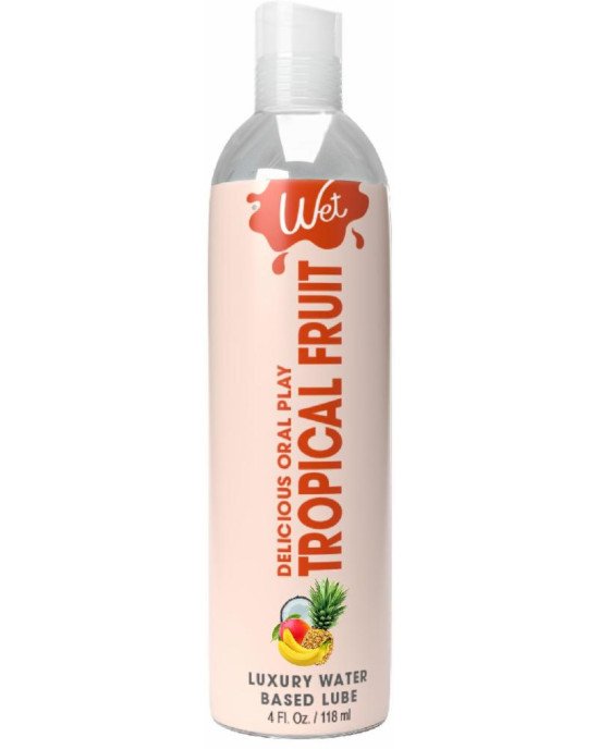 Лубрикант на водній основі Wet Oral Play Tropical Explosion (118 мл), їстівний, без цукру Лубрикант на водній основі Wet Oral Play Tropical Explosion (118 мл), їстівний, без цукру