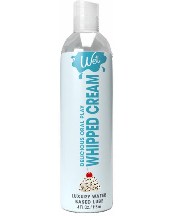 Лубрикант на водній основі Wet Oral Play Whipped Cream (118 мл), їстівний, без цукру Лубрикант на водній основі Wet Oral Play Whipped Cream (118 мл), їстівний, без цукру