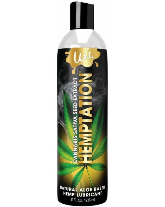 Лубрикант з екстрактом канабісу Wet Hemptation, на водній основі, зволожувальний (236 мл) Лубрикант з екстрактом канабісу Wet Hemptation, на водній основі, зволожувальний (236 мл)