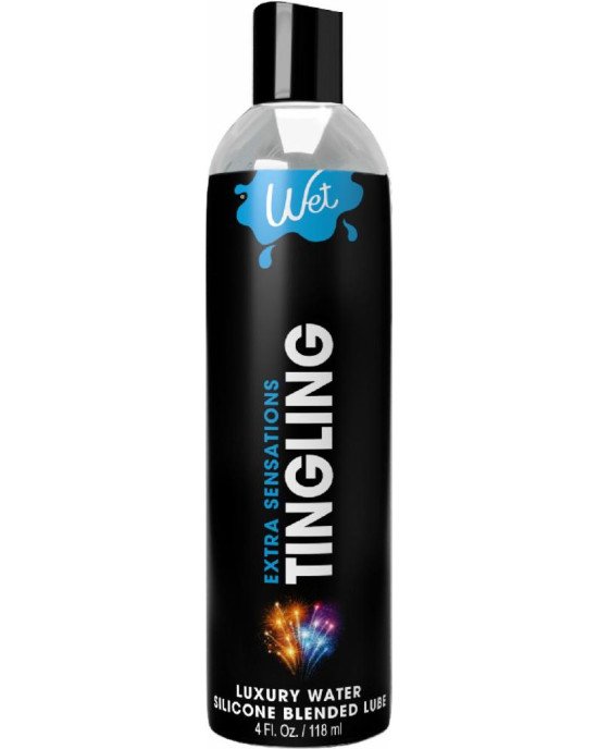 Охолоджувальний лубрикант на водно-силіконовій основі Wet Extra Sensations Tingling (118 мл) Охолоджувальний лубрикант на водно-силіконовій основі Wet Extra Sensations Tingling (118 мл)