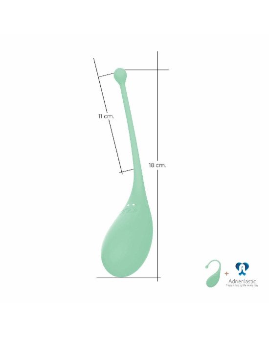Смарт-віброяйце Adrien Lastic Palpitation Mint з глибокою вібрацією