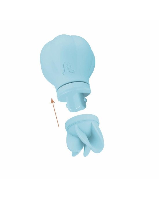 Вібратор Adrien Lastic Caress Blue з насадками для стимуляції ерогенних зон, які обертаються. Вібратор Adrien Lastic Caress Blue з насадками для стимуляції ерогенних зон, які обертаються.