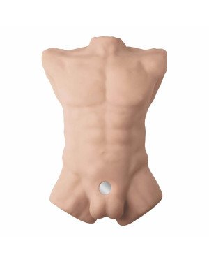 Торс з фалоімітатором на присосці SilexD Apollo L Male Torso, суперреалістичний, термореактивний Торс з фалоімітатором на присосці SilexD Apollo L Male Torso, суперреалістичний, термореактивний