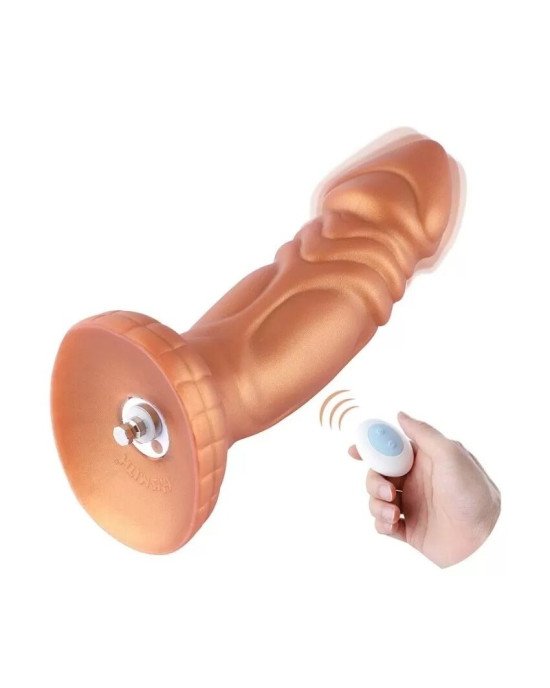 Силіконовий дилдо з вібрацією Hismith Slightly Curved Vibrating Silicone Dildo Monster Series Силіконовий дилдо з вібрацією Hismith Slightly Curved Vibrating Silicone Dildo Monster Series