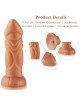 Силіконовий дилдо з вібрацією Hismith Slightly Curved Vibrating Silicone Dildo Monster Series Силіконовий дилдо з вібрацією Hismith Slightly Curved Vibrating Silicone Dildo Monster Series