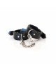 Наручники із екошкіри Art of Sex - Handcuffs Emoji, колір чорний Наручники із екошкіри Art of Sex - Handcuffs Emoji, колір чорний