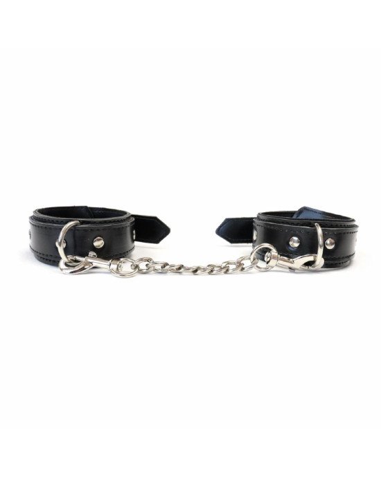 Наручники із екошкіри Art of Sex - Handcuffs Emoji, колір чорний Наручники із екошкіри Art of Sex - Handcuffs Emoji, колір чорний