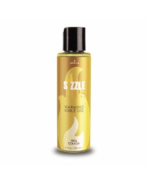 Зігрівальний масажний гель Sensuva Sizzle Lips Pina Colada (125 мл), без цукру, їстівний Зігрівальний масажний гель Sensuva Sizzle Lips Pina Colada (125 мл), без цукру, їстівний
