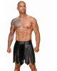 Чоловіча спідниця гладіатора Noir Handmade H053 Eco leather men's gladiator skirt - S Чоловіча спідниця гладіатора Noir Handmade H053 Eco leather men's gladiator skirt - S