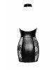 Сукня Noir Handmade F238 Short tulle dress with powerwetlook inserts - XXL