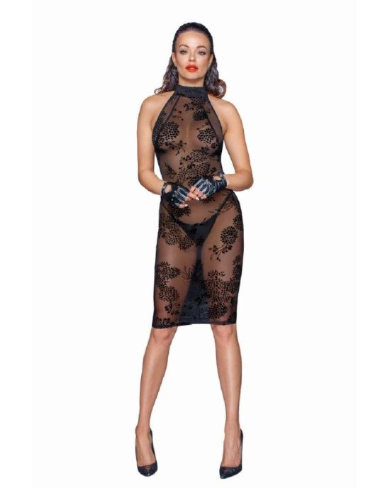 Сукня Noir Handmade F240 Midi tulle dress with velvet straps - XL