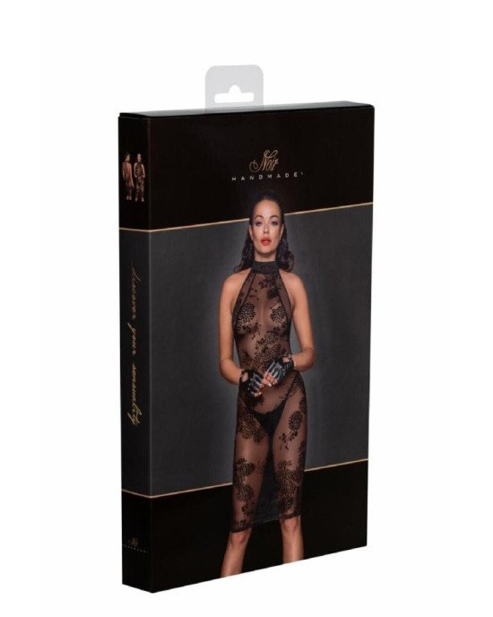 Сукня Noir Handmade F240 Midi tulle dress with velvet straps - XXL