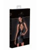 Сукня Noir Handmade F241 Short dress with powerwetlook skirt and tulle top - XL Сукня Noir Handmade F241 Short dress with powerwetlook skirt and tulle top - XL