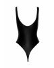 Боді Noir Handmade F244 Powerwetlook body with high cut bottom hem - M Боді Noir Handmade F244 Powerwetlook body with high cut bottom hem - M