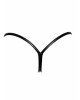 Трусики Noir Handmade P008 Powerwetlook panty with gold clasp - M