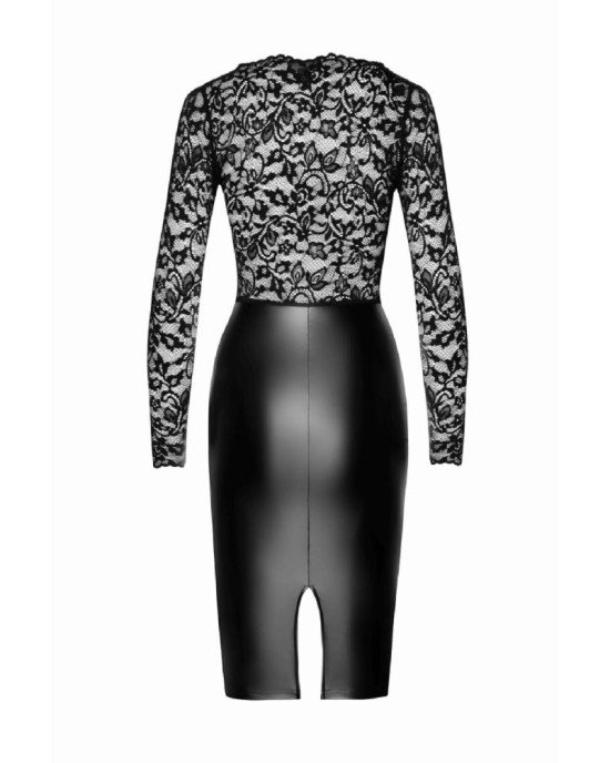 Сукня Noir Handmade F295 Euphoria lace and wetlook midi dress - 3XL Сукня Noir Handmade F295 Euphoria lace and wetlook midi dress - 3XL
