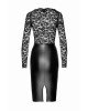 Сукня Noir Handmade F295 Euphoria lace and wetlook midi dress - 3XL Сукня Noir Handmade F295 Euphoria lace and wetlook midi dress - 3XL
