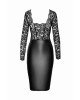 Сукня Noir Handmade F295 Euphoria lace and wetlook midi dress - 3XL Сукня Noir Handmade F295 Euphoria lace and wetlook midi dress - 3XL