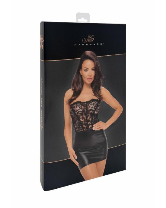 Сукня Noir Handmade F300 Solace lace up corset mini dress - S