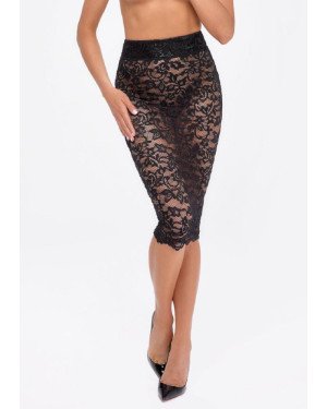 Спідниця Noir Handmade F302 Ambivalence lace up midi skirt - XXL