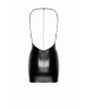 Сукня Noir Handmade F307 Mirage wetlook mini dress with jewelry rhinestone chain - S
