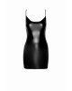 Сукня Noir Handmade F307 Mirage wetlook mini dress with jewelry rhinestone chain - M Сукня Noir Handmade F307 Mirage wetlook mini dress with jewelry rhinestone chain - M