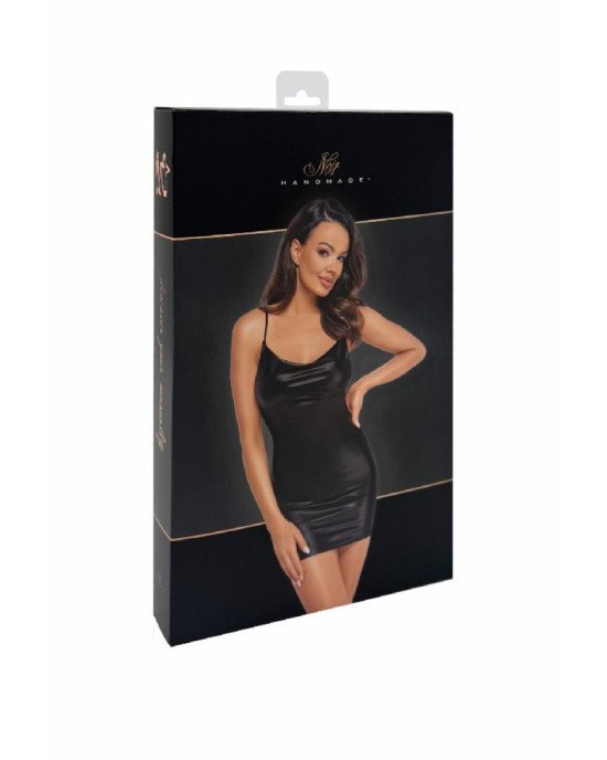 Сукня Noir Handmade F307 Mirage wetlook mini dress with jewelry rhinestone chain - XL Сукня Noir Handmade F307 Mirage wetlook mini dress with jewelry rhinestone chain - XL