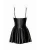 Сукня Noir Handmade F308 Dreamer wetlook corset mini dress with front zipper - 3XL Сукня Noir Handmade F308 Dreamer wetlook corset mini dress with front zipper - 3XL